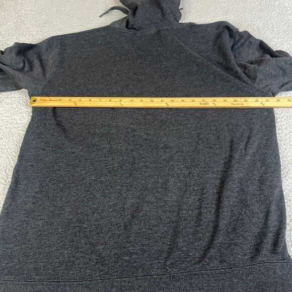Vans Hoodie Mens XL Gray Sweatshirt Checkered Off The Wall  Sweater Streetwear - Picture 9 of 11